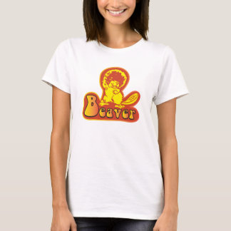 70年代のヴィンテージのビーバーのディスコのワイシャツ Tシャツ