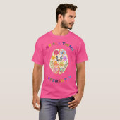 70年代の友達はみんな考え方が違う Tシャツ (正面フル)