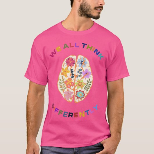 70年代の友達はみんな考え方が違う Tシャツ (正面)