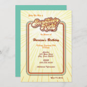 70年代の夜への招待 招待状 (正面/裏面)