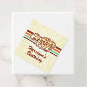 70年代の夜メッセージカード フェイバータグ (インサイチュ)