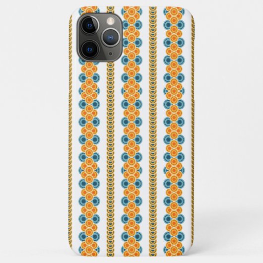 70年代の年を円形に並べたデザイン Case-Mate iPhoneケース (裏面)