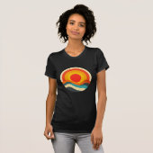 70年代の日が差すことクールレトロ-インスパイアヴィンテージ Tシャツ (正面フル)