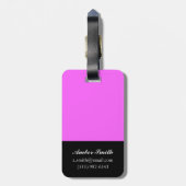 70年代の渦巻き ラゲッジタグ (裏面縦)