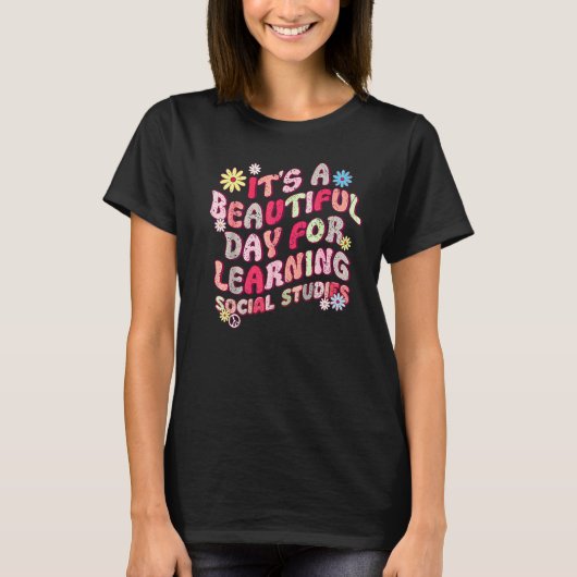 70年代の社交界の学生にとって学美しい日だ Tシャツ (正面)