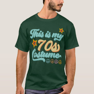 70年代の私のコスチューム 面白い70年代パーティーTシャツ 面白い Tシャツ