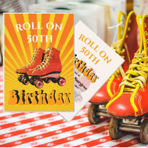 70年代の第50誕生日生まれロラースケート