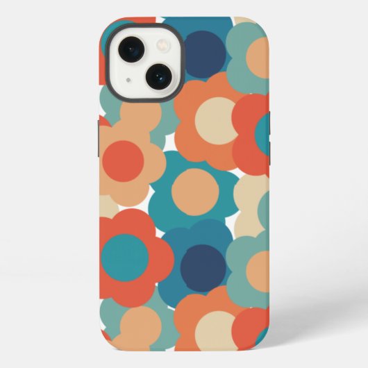 70年代の花  iPhoneケース (裏面)