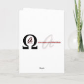 70年代の誕生会カード カード (裏面)