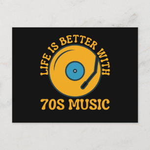 70年代の音楽は人生の方がいい ポストカード