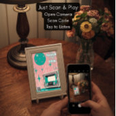 70年代の音楽プレリスト　グリーティングカード　認知症 カード