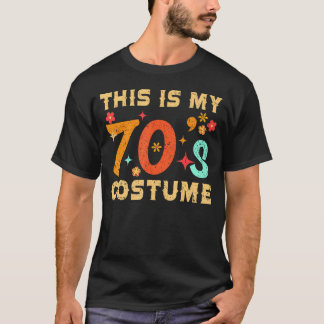 70年代の70年代のテーマ・パーティー Tシャツ