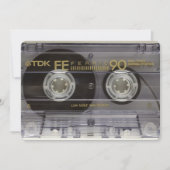 70年代または80年代のパーティーディスコ誕生日招待状 招待状 (正面)