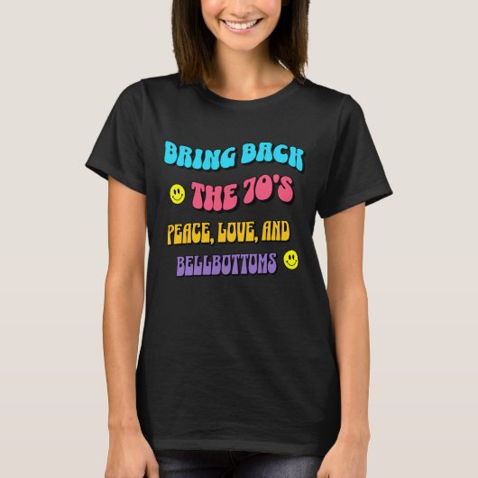 70年代をもう一度 Tシャツ (正面)