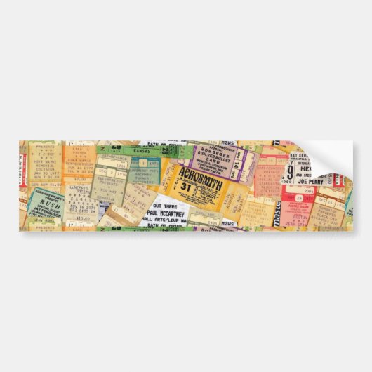 70年代を再び体験すること バンパーステッカー (正面)