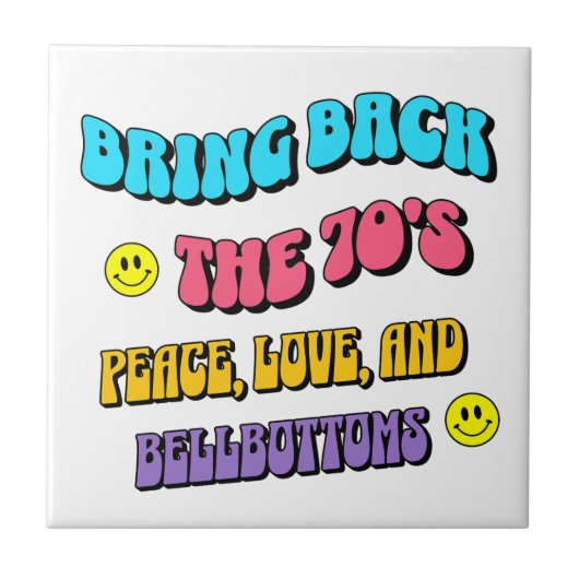 70年代を取り戻す タイル (正面)