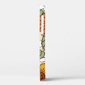 70年代カラフルスタイルレトロ花柄。ヴィンテージb Case-Mate iPhoneケース (裏面 / 左)