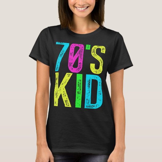 70年代キッドヴィンテージレトロパーティー Tシャツ (正面)