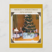 70年代クリスマス シーズンポストカード (正面)