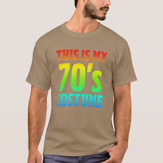70年代コスチューム家族の私 Tシャツ (正面)