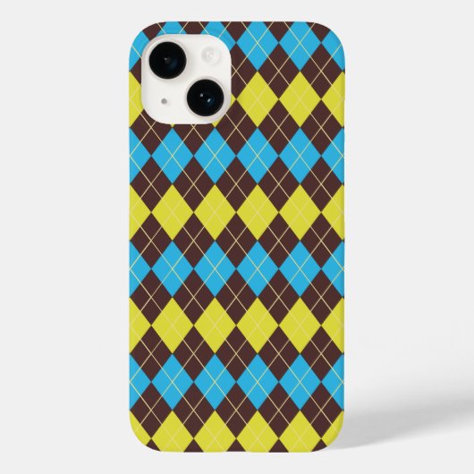 70年代スコットランドのタータン柄 Case-Mate iPhoneケース (裏面)