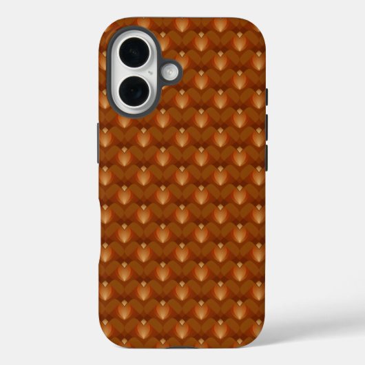 70年代スタイルのボヘミアン・レトロ柄 Case-Mate iPhoneケース (裏面)