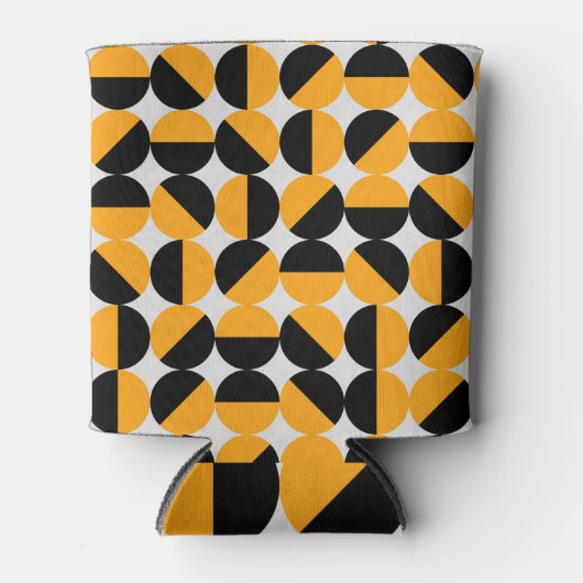 70年代スタイル、幾何学的な半円。 缶クーラー (正面)