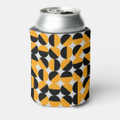 70年代スタイル、幾何学的な半円。 缶クーラー (缶裏面)