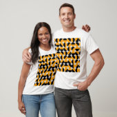 70年代スタイル、幾何学的な半円。 Tシャツ (ユニセックス)