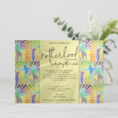 70年代ディスコレトロスクリプトマザーズデイディナーブランチ 招待状 (スタンド正面)