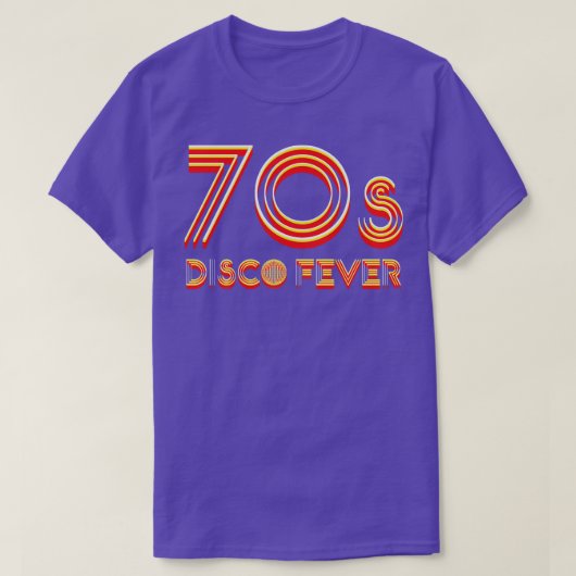 70年代ディスコ熱 Tシャツ (デザイン正面)