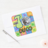 70年代ディスコ スクエアシール (封筒)