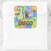 70年代ディスコ スクエアシール (バッグ)