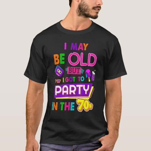 70年代デザインWomen Rave Equipment & 70年代フェスティバルCo Tシャツ (正面)