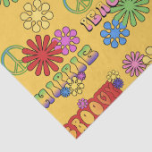 70年代ヒッピー柄タイルパーティーティッシュペーパー 薄葉紙 (詳細)