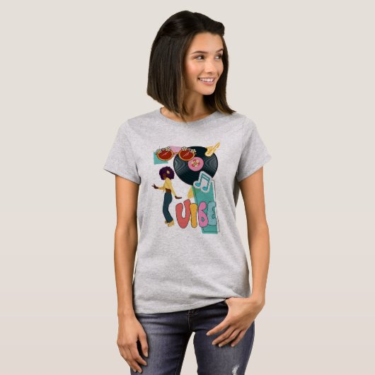 70年代ファッションサマーバイブ Tシャツ (正面フル)