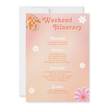 70年代フラワーパワー ディスコ バチェロレッテ 旅程