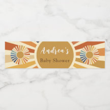 70年代ベビーシャワーボヘミアンベビーシャワー