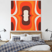 70年代メガオモダンレンジ40x40ウォールアート キャンバスプリント (インサイチュ (寝室))