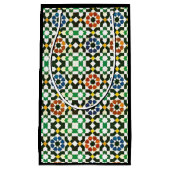 70年代モロッコ色パターン スモールペーパーバッグ (正面)