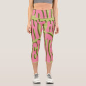 70年代レトロめい想ポスターやる気を起こさせる カプリレギンス (正面)