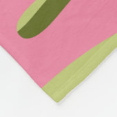 70年代レトロめい想ポスターやる気を起こさせる フリースブランケット (角)