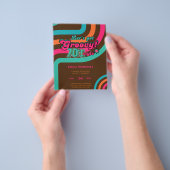 70年代レトロディスコバースデーボギーフンキー チラシ (手)