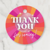 70年代レトロディスコパーティーありがとう、SARA フェイバータグ (正面)