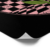 70年代レトロデイジー |良い雰囲気のみ ポスター (角)