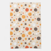 70年代レトロドット キッチンタオル (縦)