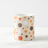 70年代レトロドット コーヒーマグカップ (中央)