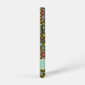 70年代レトロフラワーパーソナライズ SAMSUNG GALAXYケース (右側面)