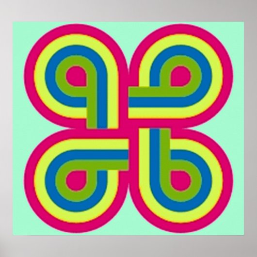 70年代レトロポスターno 1 ポスター (正面)