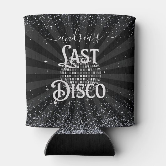 70年代レトロラストディスコ独身最後の週末パーティー 缶クーラー (裏面)